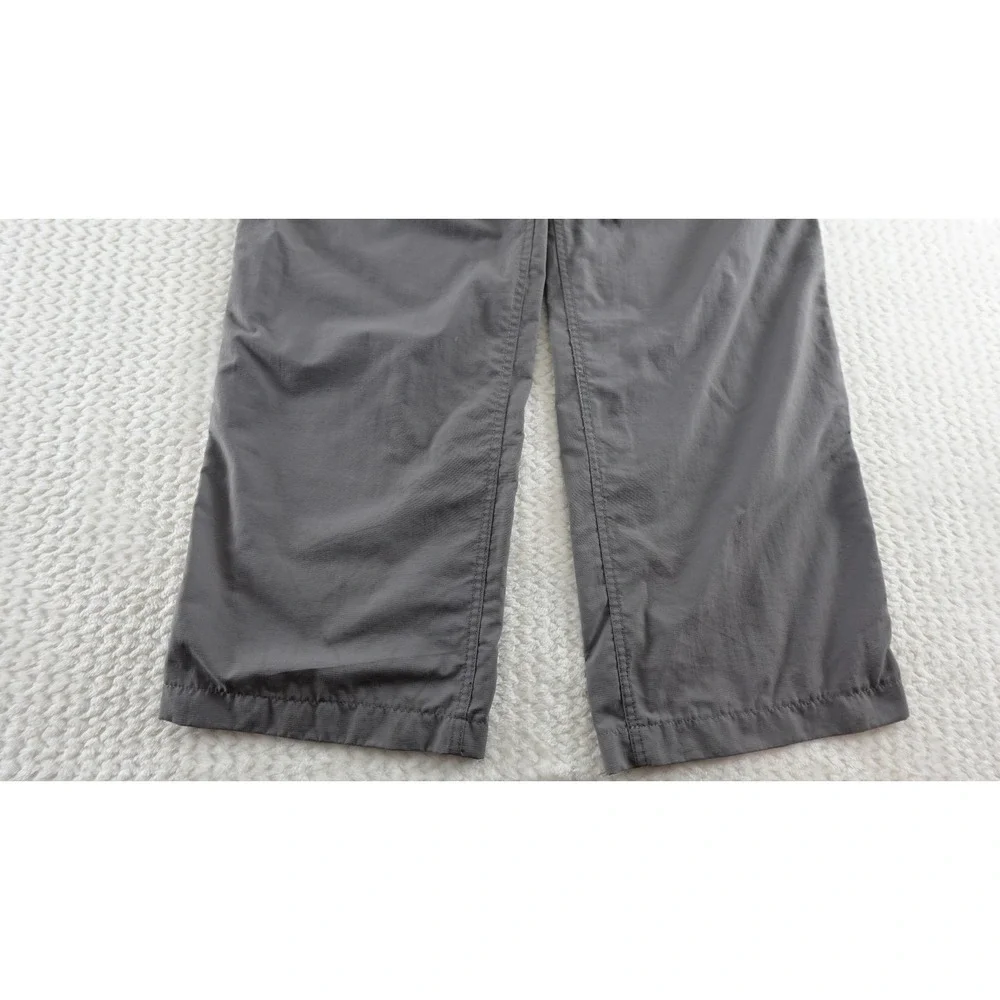 The North Face Mens Gray Convertible Hiking Pants Zip Off Cargo Trousers Size 12